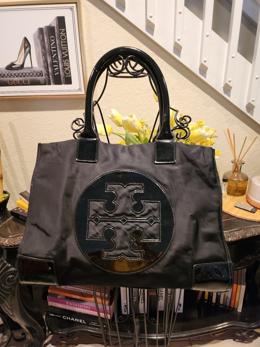 Tory Burch Ella nylon tote bag